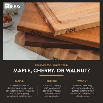 John Boos R-Board Large Wood Cutting Board - Reversible