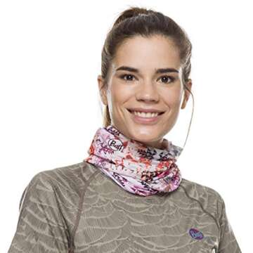 BUFF CoolNet UV Neck Gaiter - Versatile UPF 50 Sun Protection, Lightweight and Quick Dry Face Mask