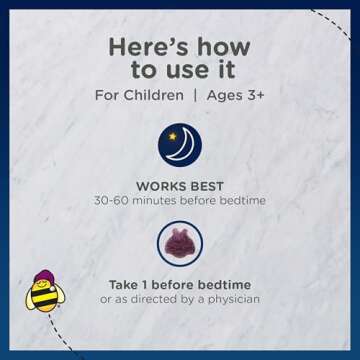 Zarbee's Kid's Melatonin Gummy - Non-Habit Forming Sleep Aid