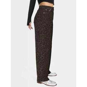 AUWUKA Barrel Jeans for Women, High Waisted Wide Straight Leg Boyfriend Microelastic Womens Mom Jeans Blue