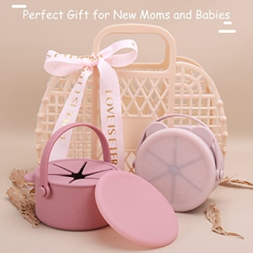 Dilovely Silicone Snack Cups for Healthy Toddler Snacking