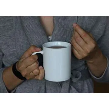 Amuse- Professional Barista Classic Large Mug for Coffee, Tea, Chocolate or Latte- Set of 6- 16 oz