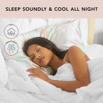 Kitsch Satin Pillowcase with Zipper