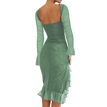 Chloefairy Women's Mermaid Cocktail Dress - Elegant & Sexy