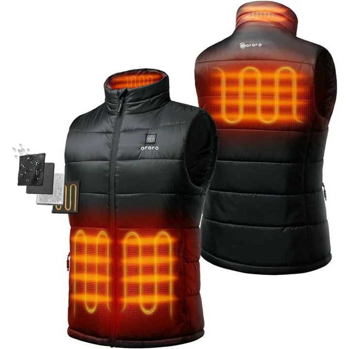 ORORO Men's Heated Vest with Battery Pack for Maximum Warmth