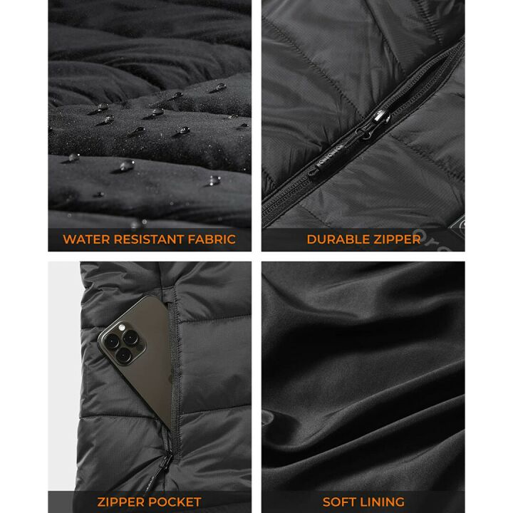 ORORO Men's Heated Vest with Battery Pack for Maximum Warmth