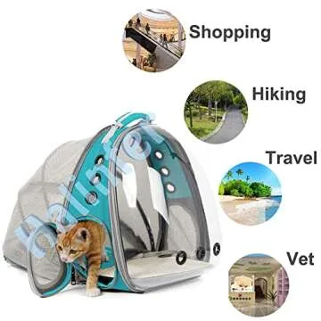 Expandable Cat Backpack Carrier for Small Pets