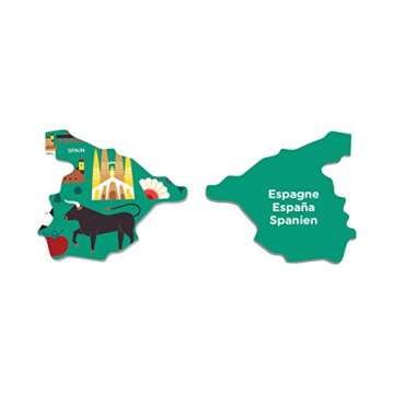 Mudpuppy Map Of Europe – 70 Piece Geography Puzzle with Country-Shaped Pieces and Iconic Landscapes Cultural Items And More