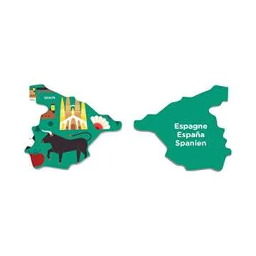 Mudpuppy Map Of Europe – 70 Piece Geography Puzzle with Country-Shaped Pieces and Iconic Landscapes Cultural Items And More