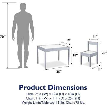 Hunter Table and Chair Set - Perfect for Kids