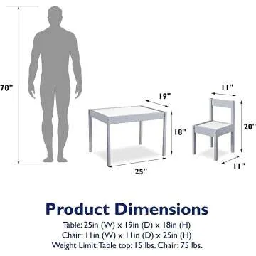 Hunter Table and Chair Set - Perfect for Kids