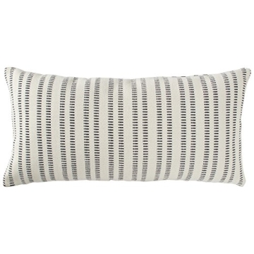 Chic Stone & Beam French Laundry Stripe Decorative Pillow