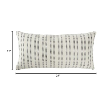 Chic Stone & Beam French Laundry Stripe Decorative Pillow