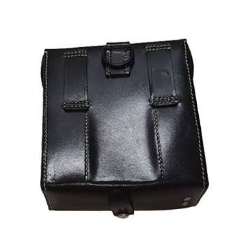 warreplica MG42 Gunners Pouch Black Leather Reproduction