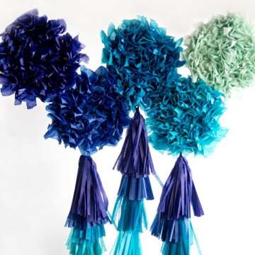 American Greetings Royal Blue Tissue Paper for Art & Crafts, Kids Activities, DIY Projects, and Gift...