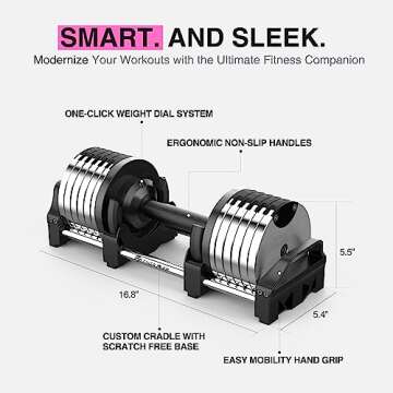 FF Finer Form Finer Form Adjustable Dumbbells 5-32.5 LBs: Save Space with This Female-Friendly Adjustable Dumbbell Set. Go Up Or Down in 2.5 LB Increments with These Adjustable WeightsSold as A Pair.