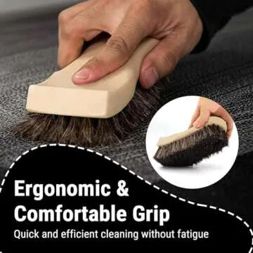 YeewayVeh Leather Cleaning Brush for Cars and Furniture