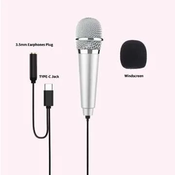Mini Karaoke Microphone for Portable Recording