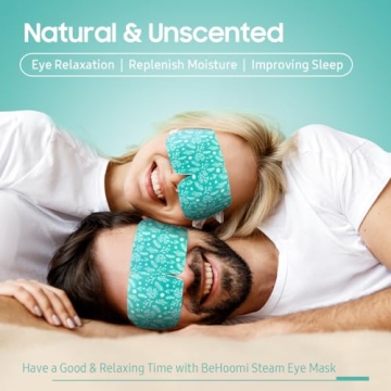 BeHoomi Self Heating Steam Eye Mask - Relaxation Essential