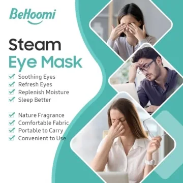BeHoomi Self Heating Steam Eye Mask - Relaxation Essential