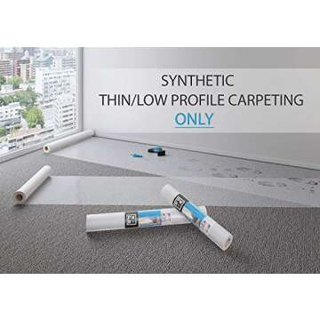Carpet Protector Roll - Durable Self-Adhesive Film