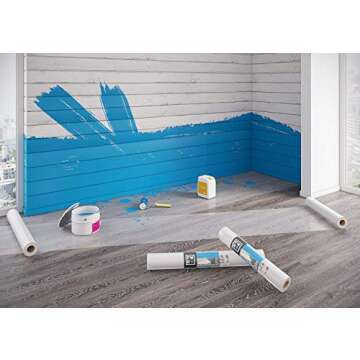 Carpet Protector Roll - Durable Self-Adhesive Film