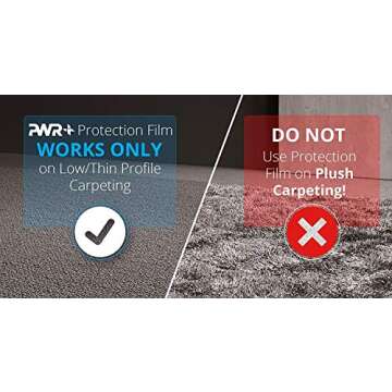 Carpet Protector Roll - Durable Self-Adhesive Film