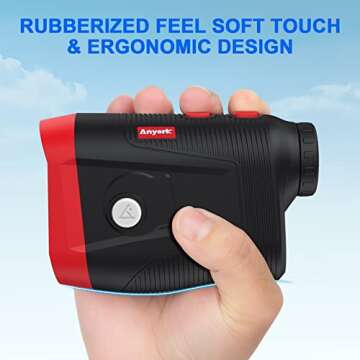 Anyork Golf Laser Rangefinder - Magnetic & Rechargeable