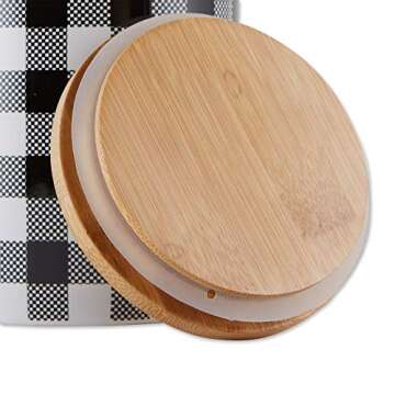 DII Ceramic Canister Sets for the Kitchen Food Safe Storage Containers with Lids, Large, Medium & Sm...