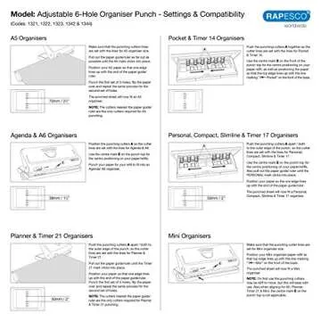 Rapesco 6-Hole Punch - Perfect for Custom Planners