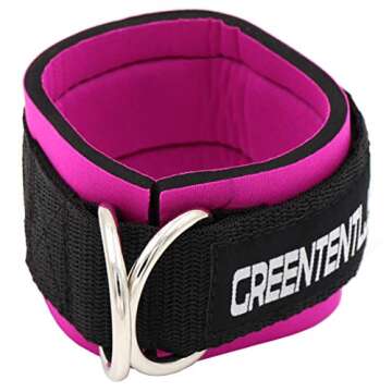 Greententljs Padded Ankle Strap for Leg and Glute Workouts