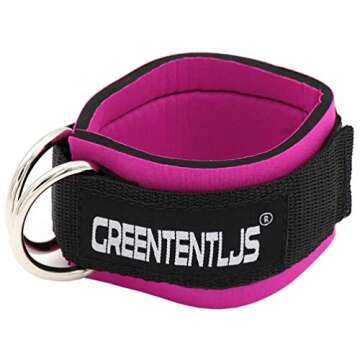 Greententljs Padded Ankle Strap for Leg and Glute Workouts