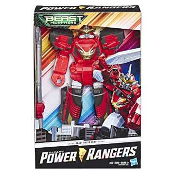 Power Rangers Beast Morphers Beast Racer Zord 10"-Scale Action Figure Toy from TV Show