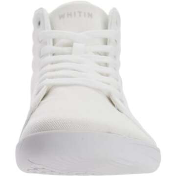 WHITIN Women's Wide High Top Zero Drop Barefoot Shoes Minimalist Fashion Sneakers Size 5.5W Casual C...