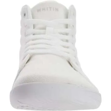WHITIN Women's Wide High Top Zero Drop Barefoot Shoes Minimalist Fashion Sneakers Size 5.5W Casual C...