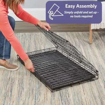 MidWest iCrate Dog Crate with Leak-Proof Pan & Divider