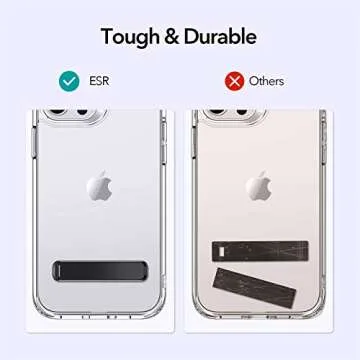 ESR Boost Phone Kickstand, Vertical and Horizontal Stand, Adjustable Angle, Compatible with iPhone 16/16 Plus/16 Pro/16 Pro Max, iPhone 15/14/13/12 Series, Samsung Galaxy S25/S24/S23/S22/S21, Black