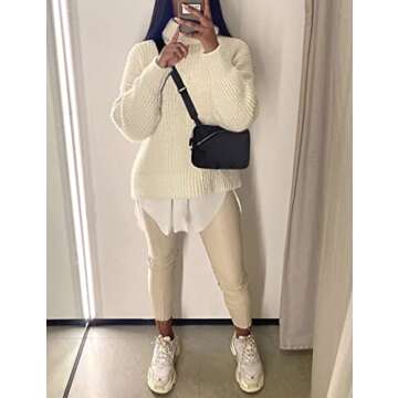 UTO Small Crossbody Bags for Women Water-Repellent Fashion Nylon Shoulder Purse 3 Zipper Pockets