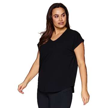 RBX Plus Size V-Neck Tunic for Ultimate Comfort