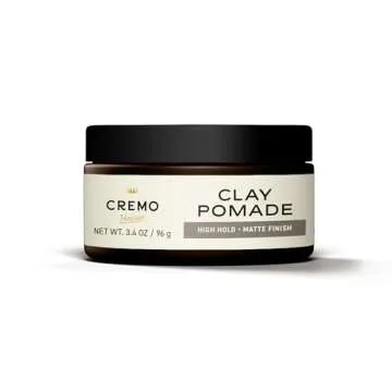 Cremo Men's Hair Clay with Strong Hold and Matte Finish