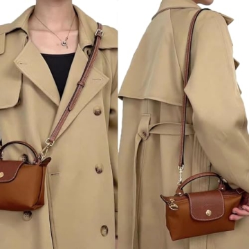 Leather Adjustable Bag Strap for Mini Pouch & Purse