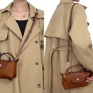 Leather Adjustable Bag Strap for Mini Pouch & Purse