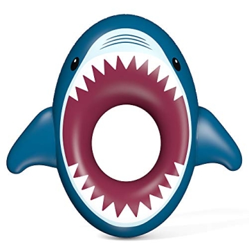 Jasonwell Inflatable Shark Pool Float Shark Floaties Water Fun Summer Beach Swimming Pool Tube Infla...
