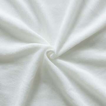 COIZA Body Pillow Cover, Big Plush Shaggy Luxury Ultra Soft Body Pillowcase with Zipper, Throw Body Pillow Cases (White, 21 * 54")