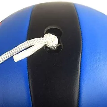 Gamesun Tetherball Ball and Rope Set- Tetherball Ball with Rope and Carabineer Hoop, Two-Needles Pump, Glow in Dark