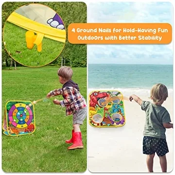 HelloJoy Bean Bag Toss Game for Kids – Fun Outdoor Activities