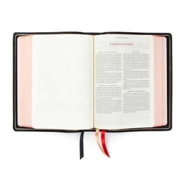 Ancient Faith Study Bible | Premium Black Goatskin Edition