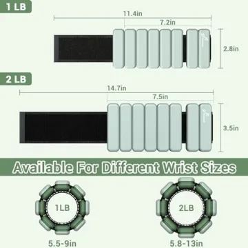 Sportneer Adjustable Wearable Wrist Weights for Women