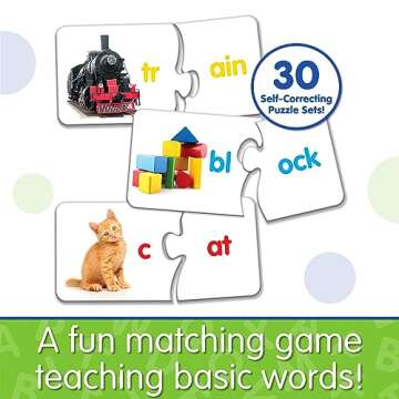 Learning Journey Match It! - Words Self-Correcting Reading Puzzle for Kids
