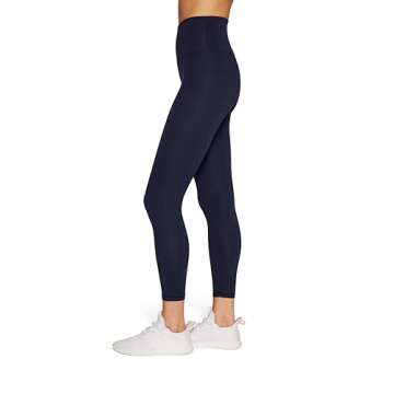 Zobha Women's Standard Easy High Rise Contender Deluxe Legging, Peacoat